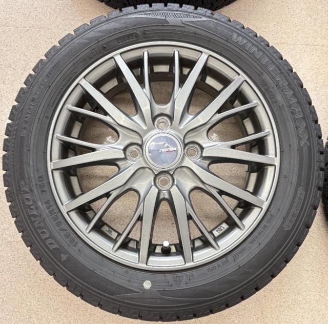 ravrion RM01+【DUNLOP】WINTERMAXX WM02 155/65R14 2023年製 4本セット