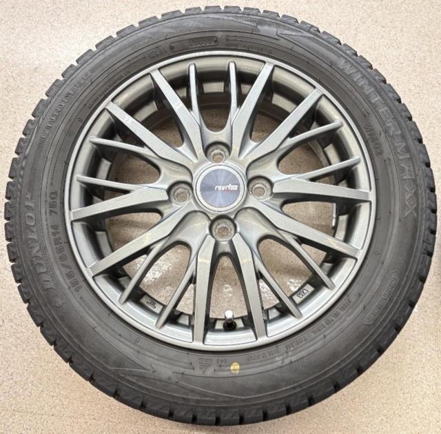 ravrion RM01+【DUNLOP】WINTERMAXX WM02 155/65R14 2023年製 4本セット