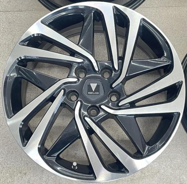 MODELLISTA Spin Air Ⅳ アルミホイール 4本セット 60系ハリアー ELEGANCE純正OP