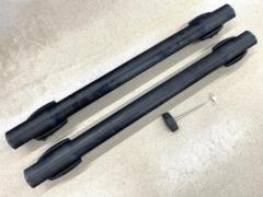 【INNO/RV-INNO】エアロベースステー フラッシュレール用スルータイプ[XS450] + 取付フック[TR138] + エアロベースバー[XB115] 2本 カローラツーリングで使用