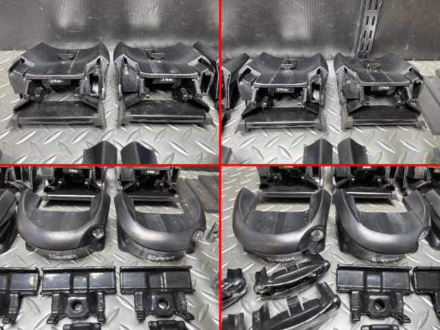 【INNO/RV-INNO】エアロベースステー フラッシュレール用スルータイプ[XS450] + 取付フック[TR138] + エアロベースバー[XB115] 2本 カローラツーリングで使用