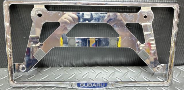 【SUBARU(スバル)】純正OP ナンバーフレーム 前後セット