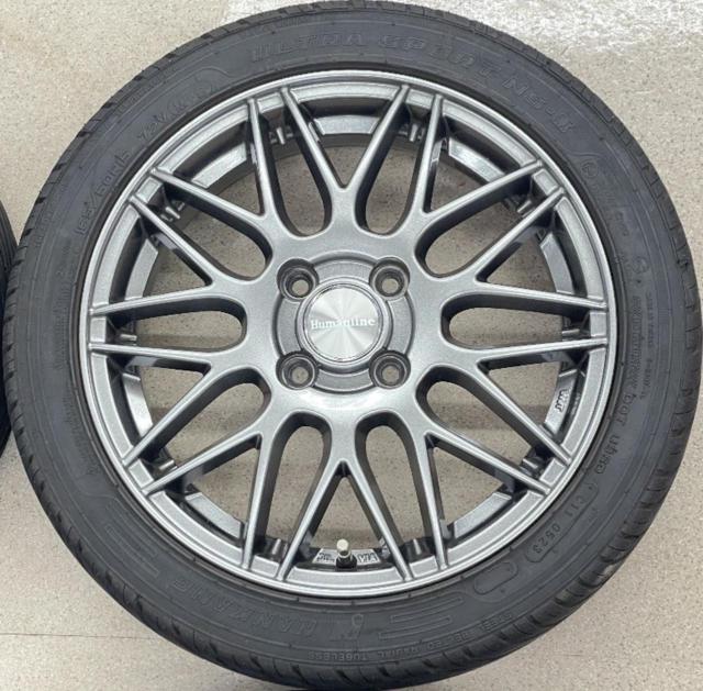 【TREASURE ONE(トレジャーワン カンパニー)】  Humanline MM-022+【NANKANG】ULTRA SPORT NS-II 165/50R15 72V 2023年製 4本