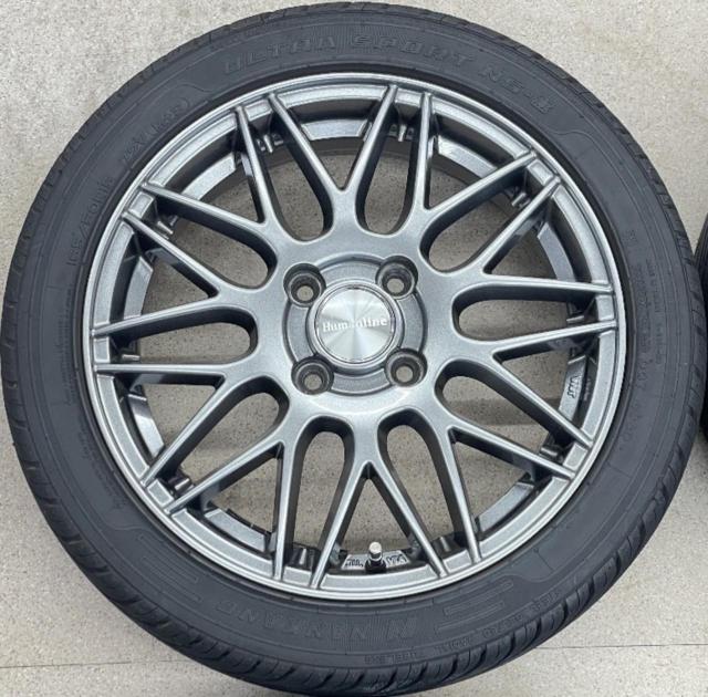 【TREASURE ONE(トレジャーワン カンパニー)】  Humanline MM-022+【NANKANG】ULTRA SPORT NS-II 165/50R15 72V 2023年製 4本
