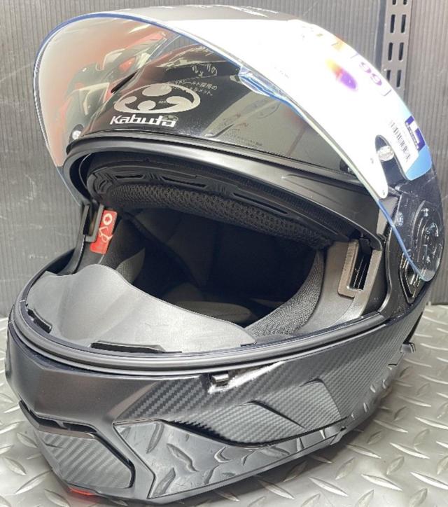 【OGK】 Kabuto RYUKI システムヘルメット ブラックメタリック サイズ:L