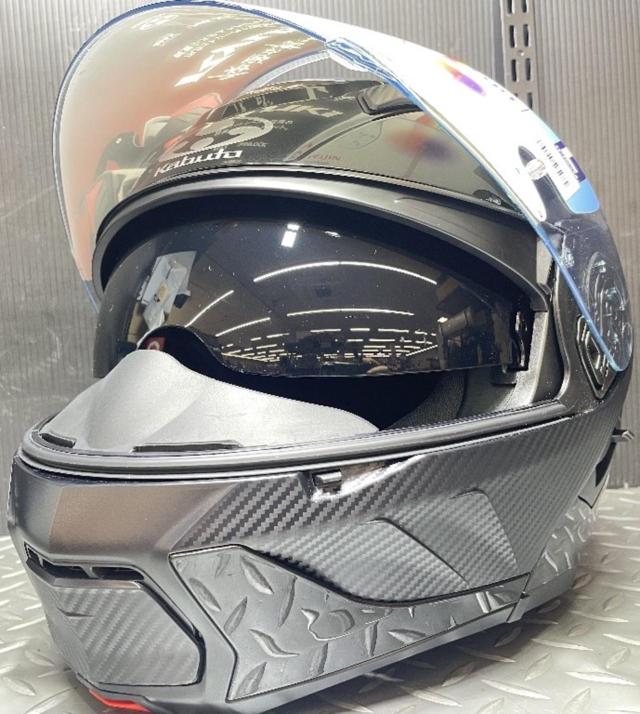 【OGK】 Kabuto RYUKI システムヘルメット ブラックメタリック サイズ:L