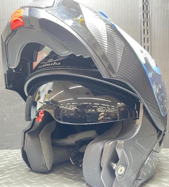 【OGK】 Kabuto RYUKI システムヘルメット ブラックメタリック サイズ:L