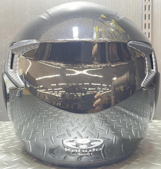 【OGK】 Kabuto RYUKI システムヘルメット ブラックメタリック サイズ:L