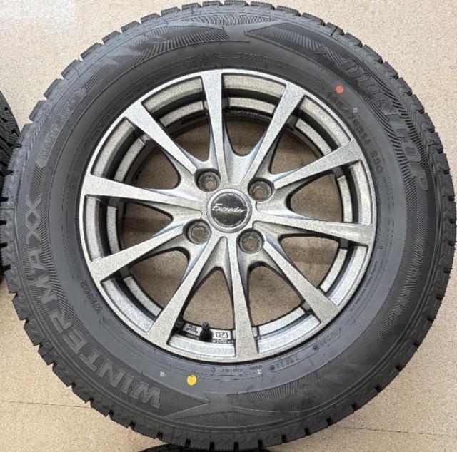 Exceeder+【DUNLOP】WINTERMAXX WM02 185/70R14 2024年製 4本セット
