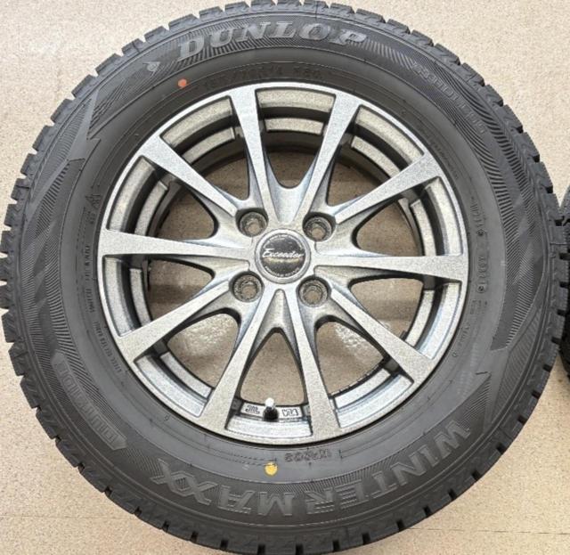 Exceeder+【DUNLOP】WINTERMAXX WM02 185/70R14 2024年製 4本セット