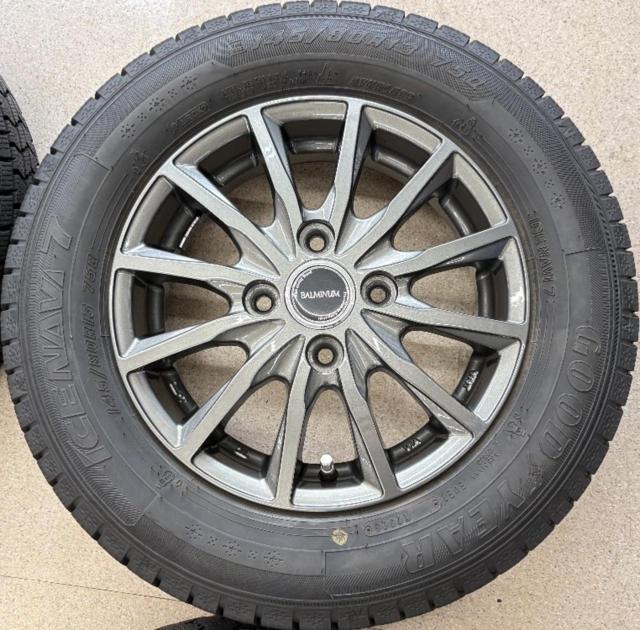 BALMINUM+【GOODYEAR】ICENAVI7 145/80R13 2023年製 4本セット