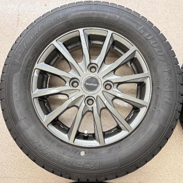 BALMINUM+【GOODYEAR】ICENAVI7 145/80R13 2023年製 4本セット