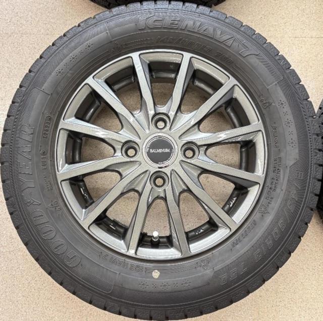 BALMINUM+【GOODYEAR】ICENAVI7 145/80R13 2023年製 4本セット