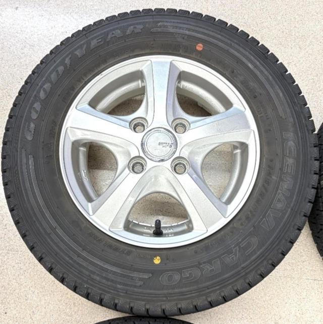 【TOPY】SIBILLA NEXT SIBILLA NEXT SF-5+【GOODYEAR】ICENAVI CARGO 145/80R12 80/78N LT 2022年製 4本セット