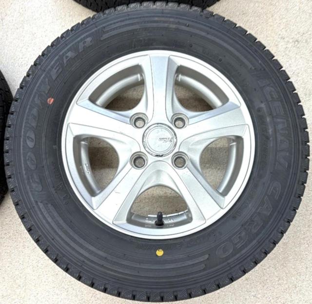 【TOPY】SIBILLA NEXT SIBILLA NEXT SF-5+【GOODYEAR】ICENAVI CARGO 145/80R12 80/78N LT 2022年製 4本セット