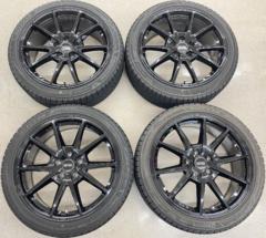 【ABE SHOKAI】EURODESIGN Swindon+【BRIDGESTONE】BLIZZAK VRX3 225/40R18 88Q 2022年製 ミニクラブマンJCW/BMW1・2シリーズ