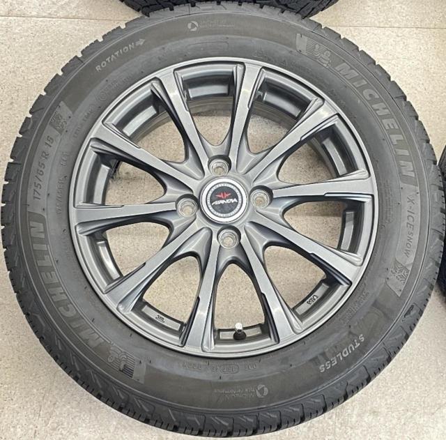 【DUNLOP(ダンロップ)】 AIRNOVA SB10+【MICHELIN】X-ICE SNOW 175/65R15 88T 2023年製