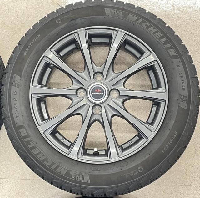 【DUNLOP(ダンロップ)】 AIRNOVA SB10+【MICHELIN】X-ICE SNOW 175/65R15 88T 2023年製