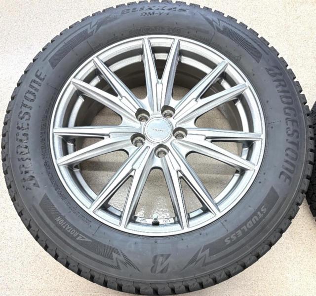 weds VELVA
+BRIDGESTONEBLIZZAK
DM-V3
225 / 60R17
Made in 2023
4 pieces set