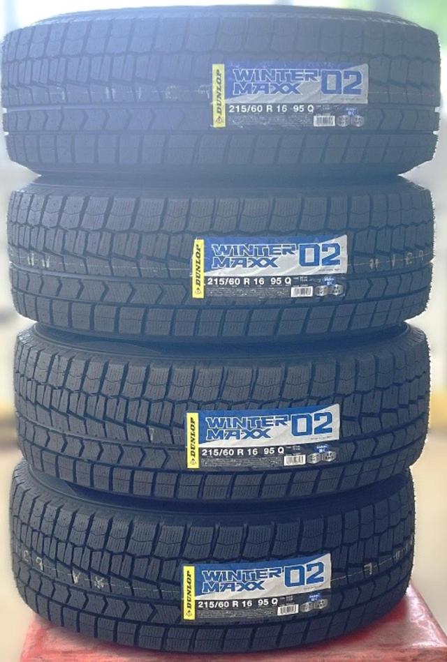 【中古ホイール未使用タイヤ】 ホンダ(HONDA) RV系ヴェゼル純正 + DUNLOP(ダンロップ) WINTERMAXX02 WM02 215/60R16 96Q 2025年製 4本