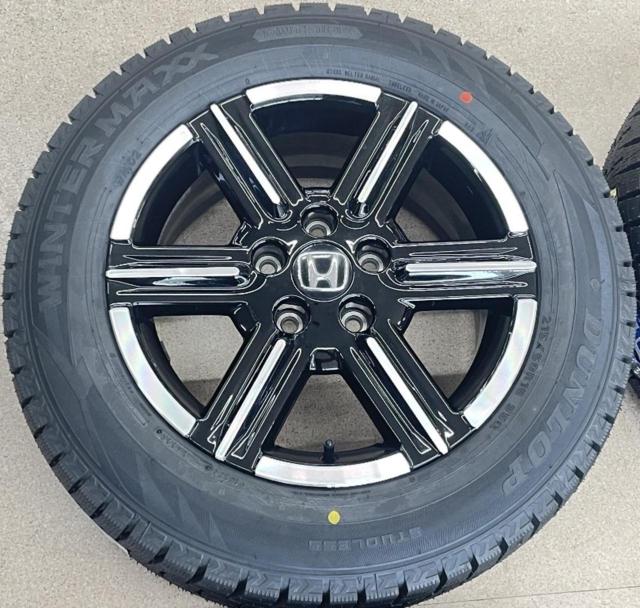 【中古ホイール未使用タイヤ】 ホンダ(HONDA) RV系ヴェゼル純正 + DUNLOP(ダンロップ) WINTERMAXX02 WM02 215/60R16 96Q 2025年製 4本