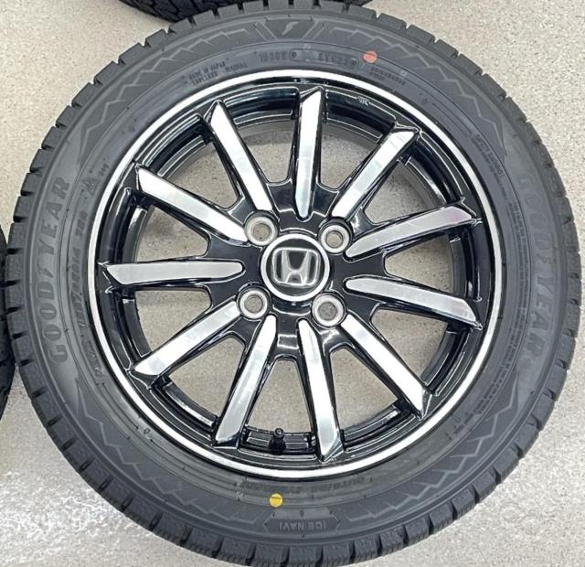 ホンダ(HONDA) N-WGN純正 + GOODYEAR ICENAVI 8 155/65R14 75Q 2025年製 4本