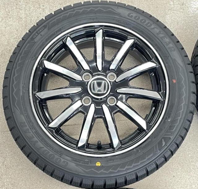 ホンダ(HONDA) N-WGN純正 + GOODYEAR ICENAVI 8 155/65R14 75Q 2025年製 4本