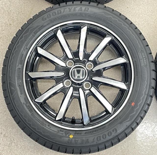 ホンダ(HONDA) N-WGN純正 + GOODYEAR ICENAVI 8 155/65R14 75Q 2025年製 4本