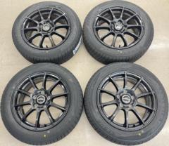 【未使用タイヤ+中古アルミホイールセット】 A-TECH SCHNEIDER StaG + KENDA(ケンダ) KR203 195/60R16 89V 2026年製 4本セット