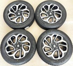 【中古ホイール未使用タイヤ】 スズキ(SUZUKI) フロンクス純正 + BRIDGESTONE(ブリヂストン)BLIZZAK VRX2 195/60R16 89Q 2024年製 4本