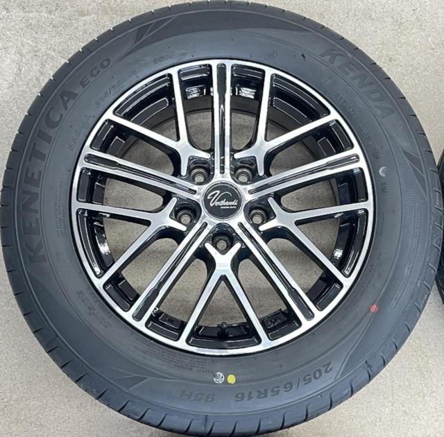 【未使用タイヤ+中古アルミホイールセット】 Verthandi YH-S15V  + KENDA(ケンダ) KR203 205/65R16 95H 2026年製 4本セット