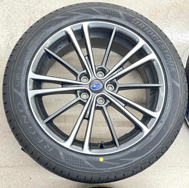 【国産最高級未使用タイヤ+国産中古アルミホイールセット】 スバル ZC6系BRZ 純正 + BRIDGESTONE REGNO GRVⅡ 215/50R17 95V XL 2024年製 4本セット