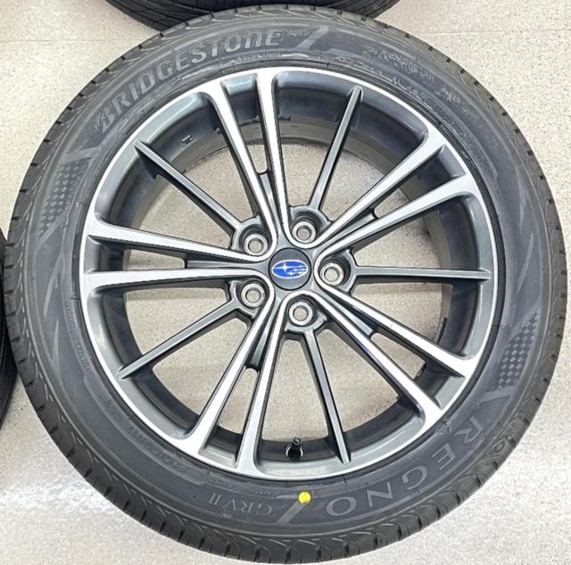 【国産最高級未使用タイヤ+国産中古アルミホイールセット】 スバル ZC6系BRZ 純正 + BRIDGESTONE REGNO GRVⅡ 215/50R17 95V XL 2024年製 4本セット