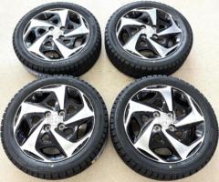 【中古ホイール未使用タイヤ】ホンダ(HONDA) N-WGNカスタム純正 + DUNLOP(ダンロップ) WINTERMAXX02 WM02 165/55R15 75Q 2025年製 4本