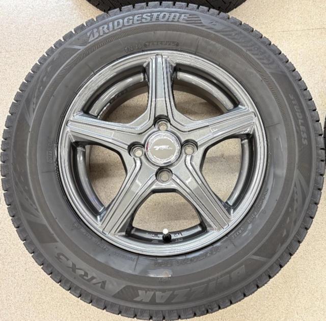 BRIDGESTONE TOPRUN VR5 + BRIDGESTONE BLIZZAK VRX3 185/70R14 88Q 2025年製 4本