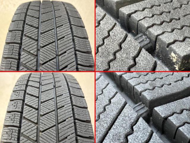 BADX D.O.S GAVIAL III + BRIDGESTONE(ブリヂストン) BLIZZAK VRX3 185/70R14 88Q 2024年製 4本