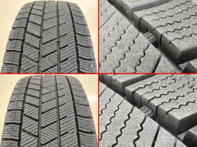 BADX D.O.S GAVIAL III + BRIDGESTONE(ブリヂストン) BLIZZAK VRX3 185/70R14 88Q 2024年製 4本