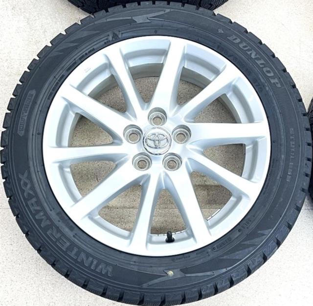 トヨタ(TOYOTA) 260系アリオン純正 + DUNLOP(ダンロップ) WINTERMAXX02 WM02 195/55R16 87Q 2025年製 4本