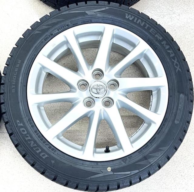トヨタ(TOYOTA) 260系アリオン純正 + DUNLOP(ダンロップ) WINTERMAXX02 WM02 195/55R16 87Q 2025年製 4本