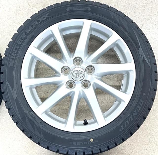 トヨタ(TOYOTA) 260系アリオン純正 + DUNLOP(ダンロップ) WINTERMAXX02 WM02 195/55R16 87Q 2025年製 4本