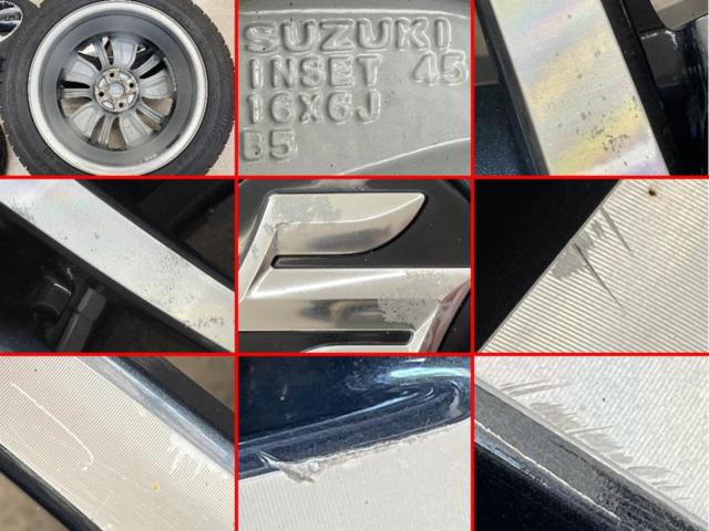 【中古ホイール未使用タイヤ】 スズキ ZC83S スイフトRS純正 + DUNLOP(ダンロップ) WINTERMAXX02 WM02 185/55R16 83S 2024年製 4本