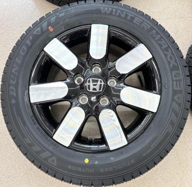 【中古ホイール未使用タイヤ】 ホンダ フリード AIR EX純正 + DUNLOP(ダンロップ) WINTERMAXX03 WM03 185/65R15 88Q 2026年製 4本