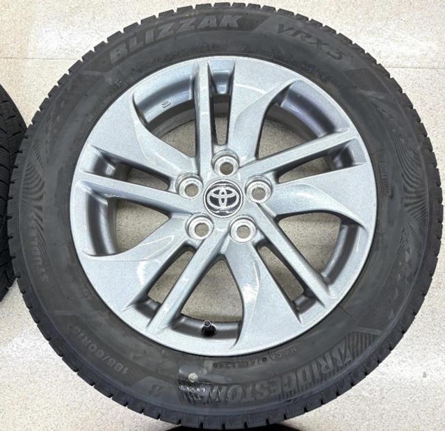 トヨタ(TOYOTA) 170系シエンタ純正 + BRIDGESTONE(ブリヂストン) BLIZZAK VRX3 185/60R15 84Q 2024年製 4本