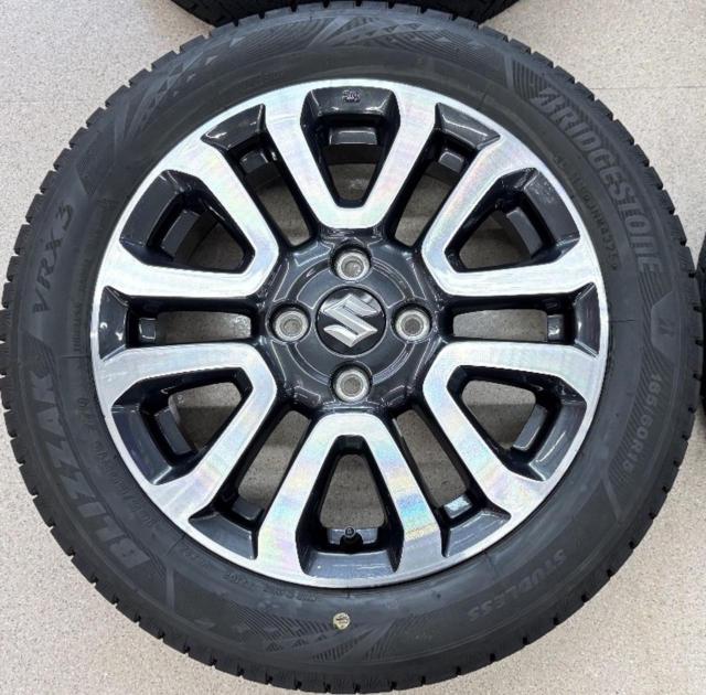 スズキ(SUZUKI) MR31/MR41S ハスラーJスタイルII純正 + BRIDGESTONE(ブリヂストン) BLIZZAK VRX3 165/60R15 77Q 2025年製 4本