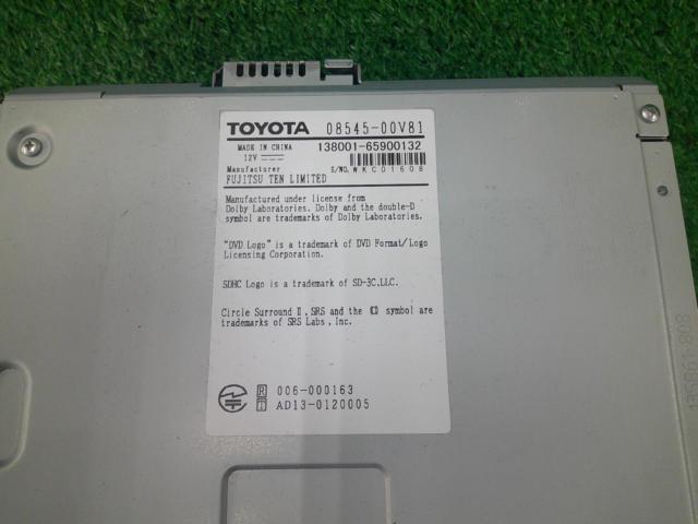 【トヨタ純正】NSZT-Y62G
