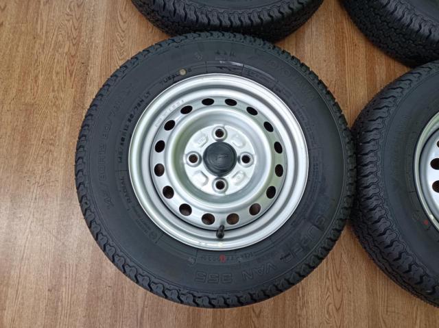ダイハツ ハイゼット純正スチール  + YOKOHAMA SUPER VAN 355 80/78 N LT