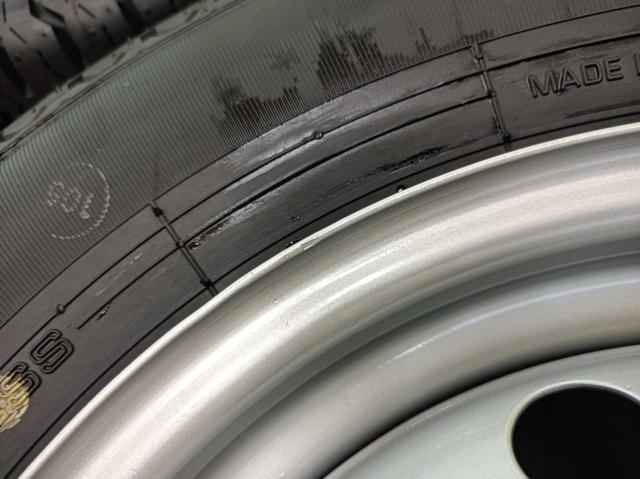 ダイハツ ハイゼット純正スチール  + YOKOHAMA SUPER VAN 355 80/78 N LT