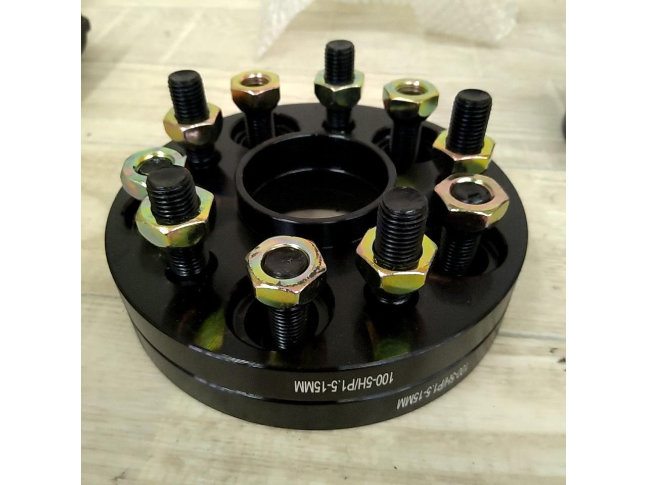 Durax ハブ一体型ワイドトレッドスペーサー 15mm    M12×P1.5 100-5H ハブ径:54Φ
