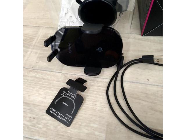 Pellucid ワイヤレス充電 自動開閉スマホホルダー 品番:PPH2308