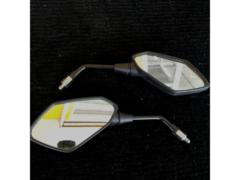 TAKEGAWA カーボン調ミラー 左右 M10/正ネジ